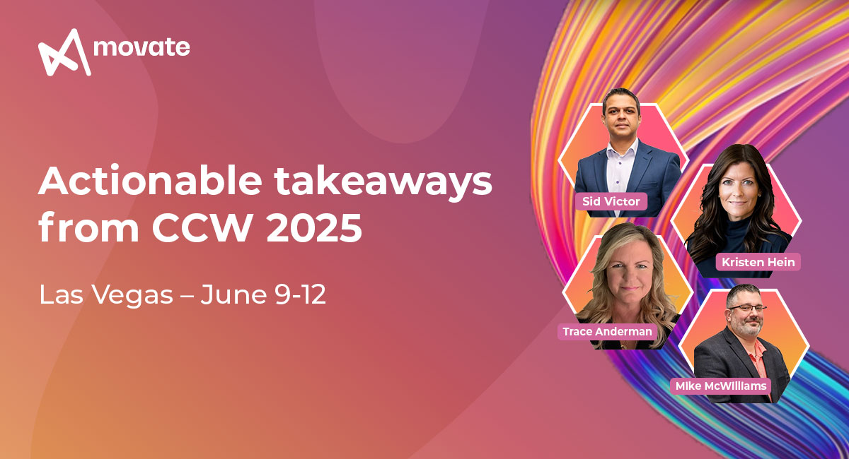 Movate and Microsoft executives share AI-driven CX insights during Think Tank session at CCW 2025.