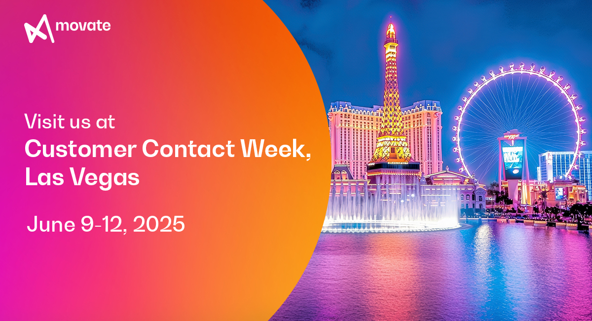Visit Movate booth at CCW Vegas 2025 for cutting-edge AI CX solutions