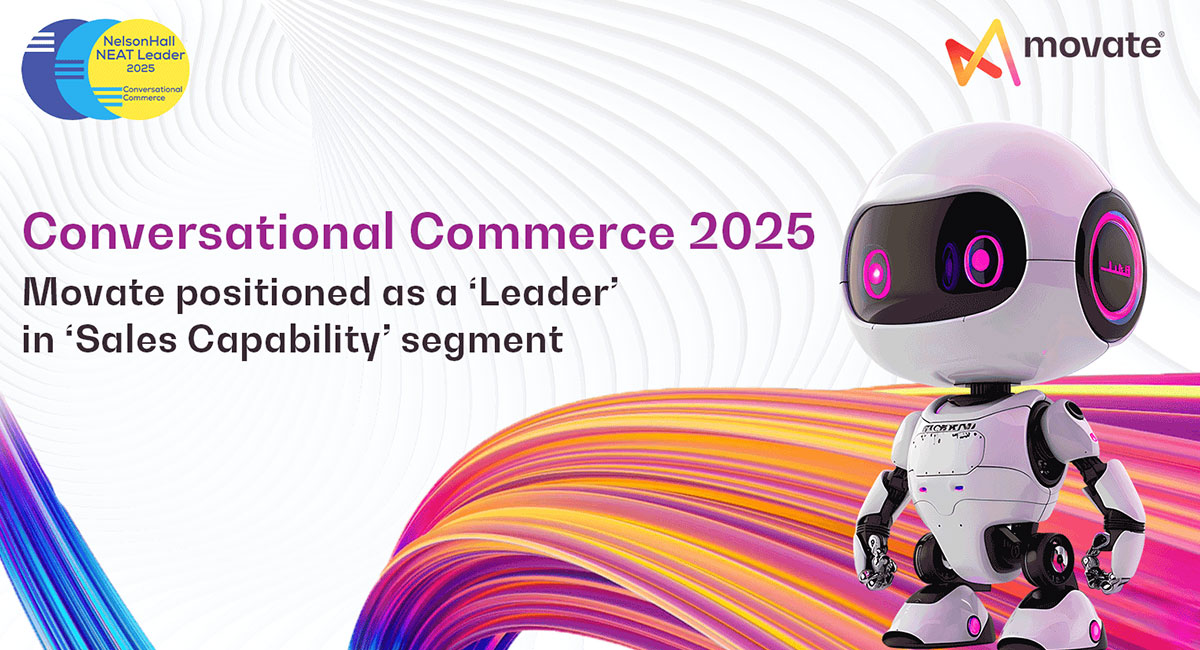 Movate earns Leader status by NelsonHall for conversational commerce excellence