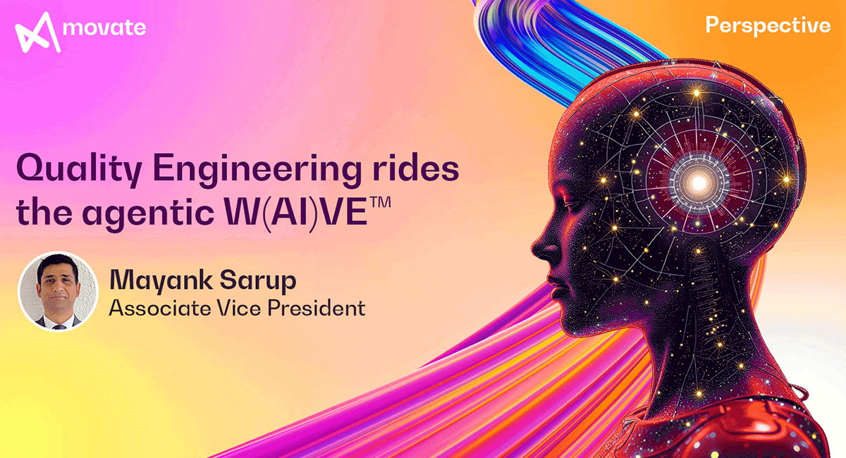 Agentic AI enhancing Quality Engineering processes for a digital engineer through automation and data-driven insights.