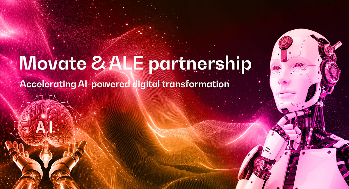 Movate and ALE partnership for AI transformation.
